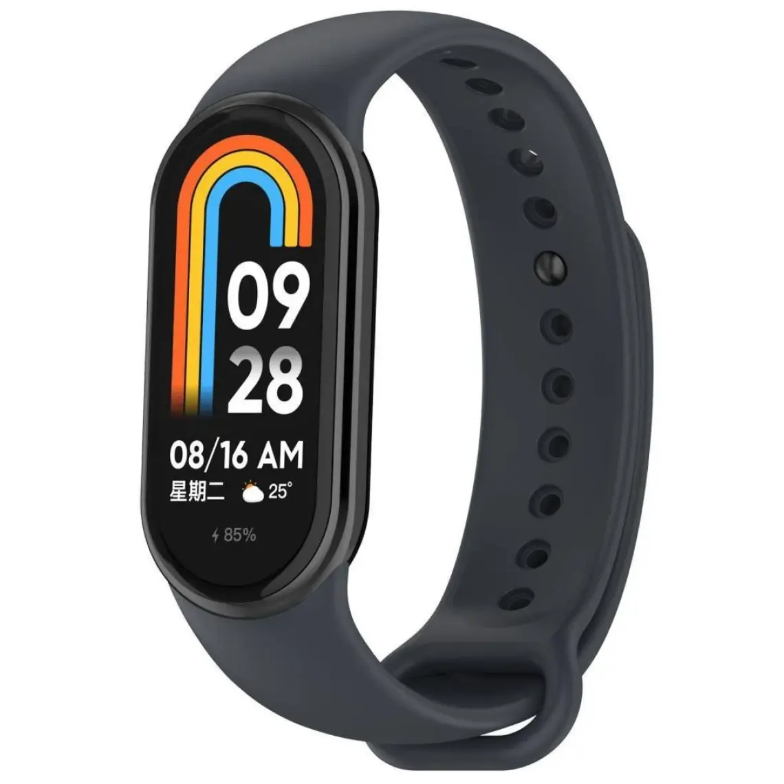 Xiaomi Mi Band 8 Mi Band 9 Uyumlu Akıllı Bileklik Silikon Kordon Kayış