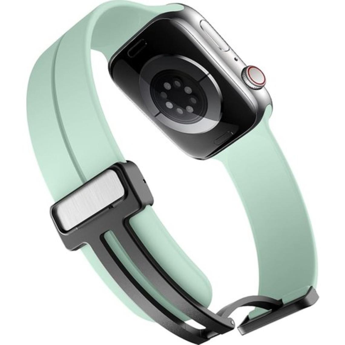 Mimtec Apple Watch Uyumlu 42MM 44MM 45MM 49MM 1/2/3/4/5/6/se/7/8/9 Ultra 2 Kordon Mıknatıslı Kordon