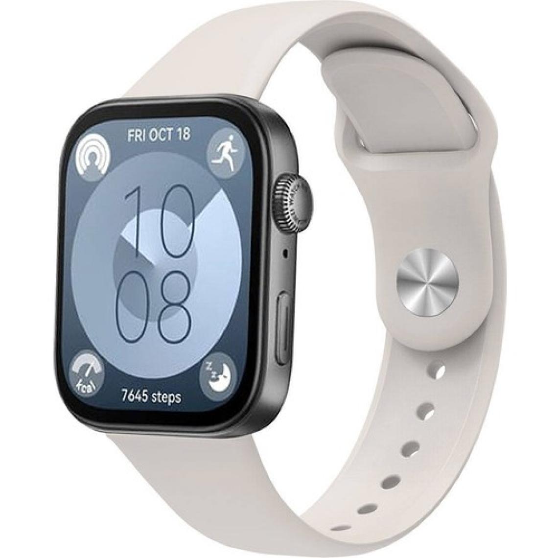 Huawei Watch Fit 3 / Fit 4 / Fit 4 Pro Uyumlu 22mm Silikon Kordon Kayış Esnek Yumuşak Ayarlanabilir