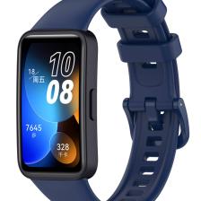 Fibaks Huawei Band 8 - 9 - 10 Uyumlu Renkli Tokalı Silikon Akıllı Saat Kordon Kayış Bileklik