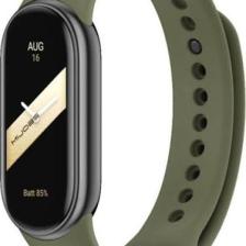 Xiaomi Mi Band 8 Mi Band 9 Uyumlu Akıllı Bileklik Silikon Kordon Kayış