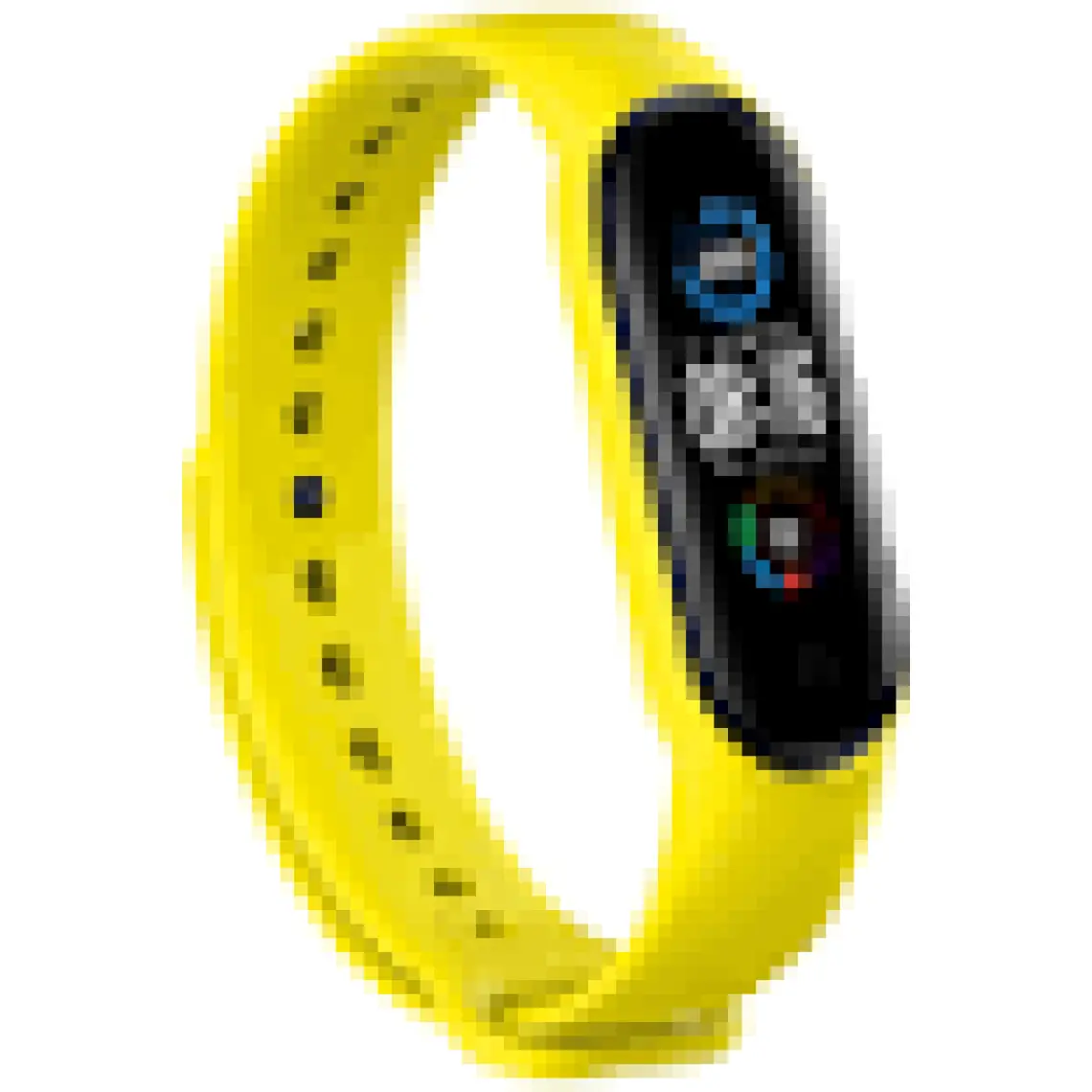 Kyver Xiaomi Mi Band 5 ve 6 Akıllı Bileklik Silikon Kordon Kayış Sarı