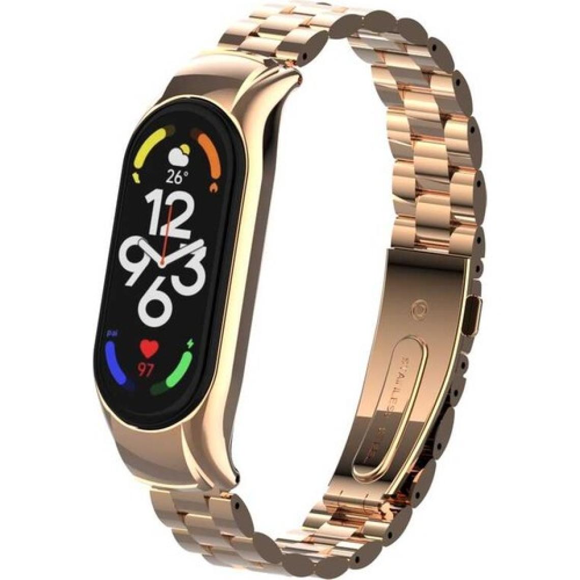 ZORE Xiaomi Mi Band 7 Krd-04 Metal Kordon