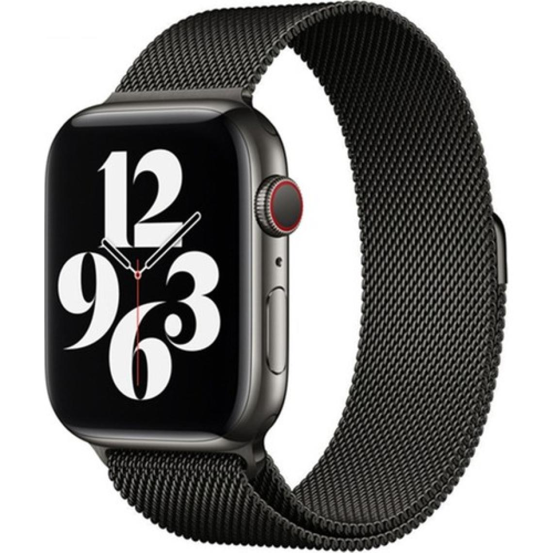 Happycase Apple Watch Ultra 49MM Metal Mıknatıslı Kordon - Siyah