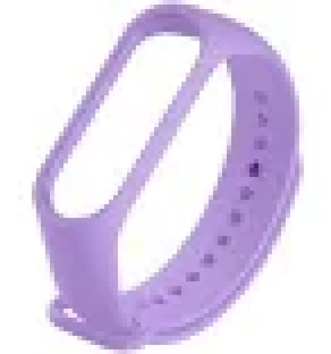Kyver  Mi Band 3 - Mi Band 4 Akıllı Bileklik Kordon Kayış Lila