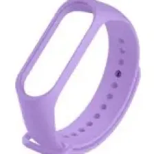 Kyver  Mi Band 3 - Mi Band 4 Akıllı Bileklik Kordon Kayış Lila