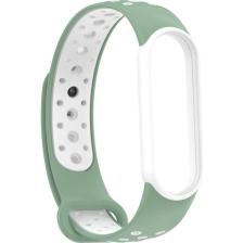 Techmaster Xiaomi Mi Band 5 6 7 Uyumlu Delikli Spor Silikon Kordon Kayış