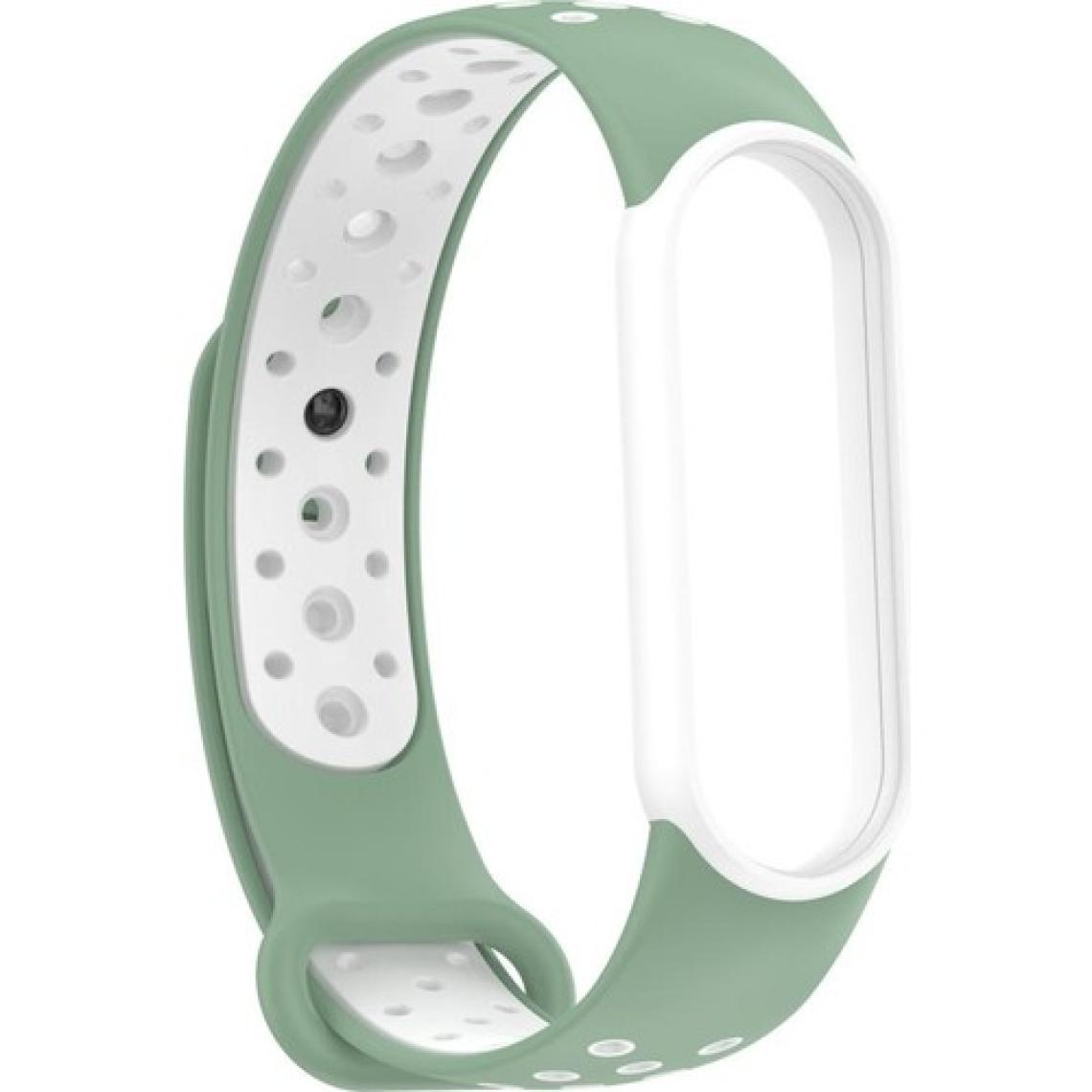 Techmaster Xiaomi Mi Band 5 6 7 Uyumlu Delikli Spor Silikon Kordon Kayış