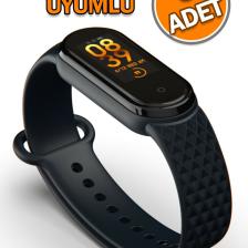Apexel Xiaomi Mi Band 5 ve 6 Uyumlu Silikon Kordon