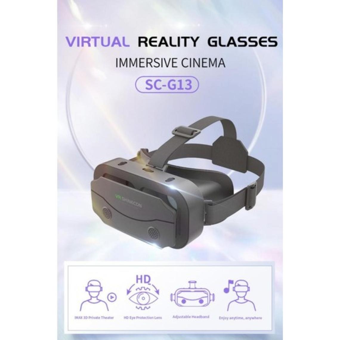 VR SHINECON G13 3D Sanal Gerçeklik Gözlüğü Siyah 4.2-7.2 Inch