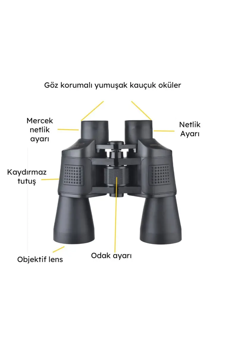 Upway Yüksek Çözünürlüklü Geniş Açılı Çift Katman Lensli HD 80x  Profesyonel Binocular Dürbün