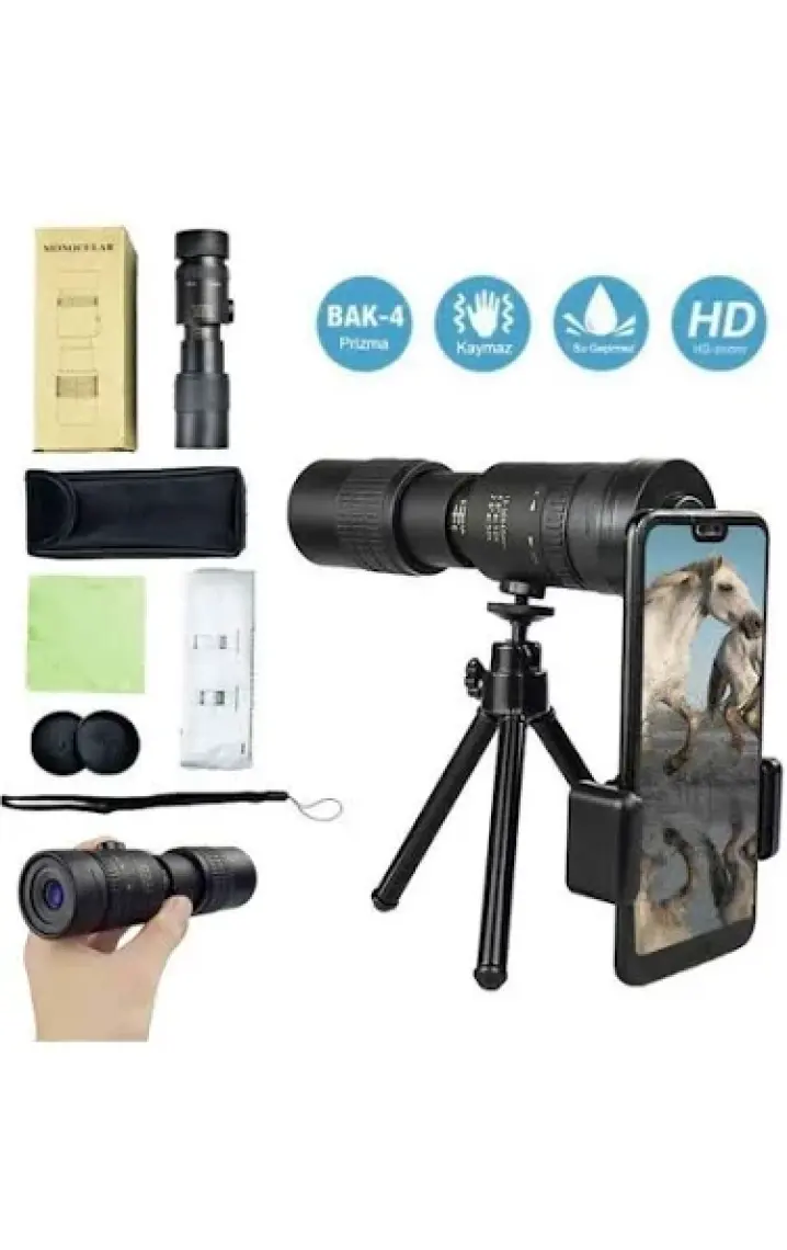 Daily Link Dailylink Telefon Tutuculu 10-300X40 Zoom Monoküler Teleskop Dürbün