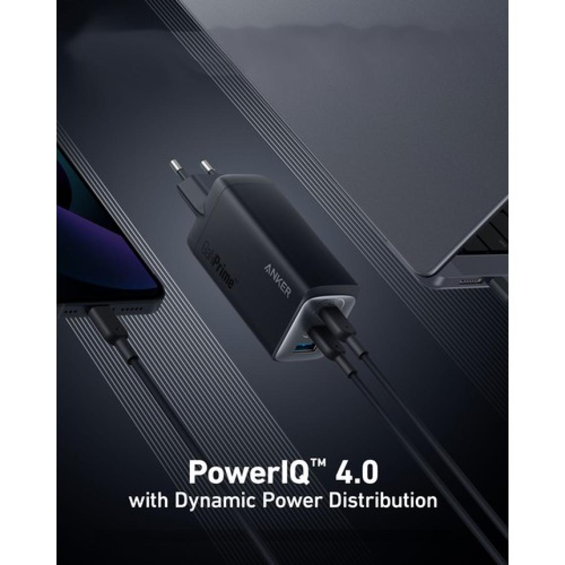 Anker 737 GaNPrime 120W USB-C Şarj Cihazı -iPhone / Android / Macbook Uyumlu  GaN II - PPS Destekli Type-C Hızlı Şarj Adaptörü- A2148 (Anker Türkiye Garantili)