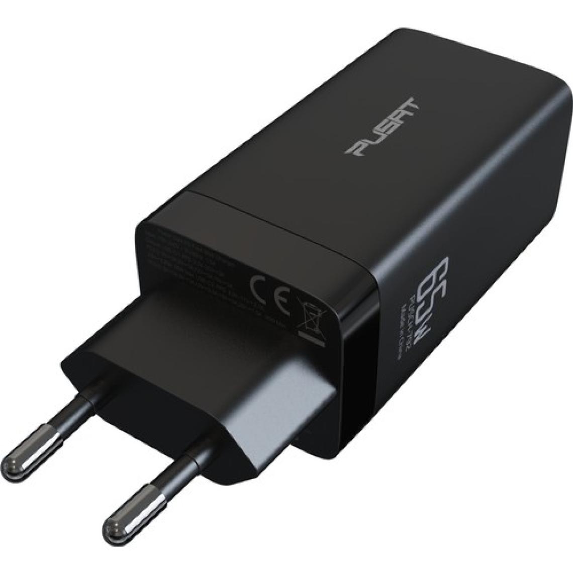 Pusat GaN PD 65W ( 2x Type-C ve 1x USB) Hızlı Şarj Adaptörü