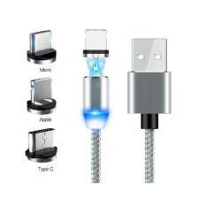 Mıknatıslı Iphone Lightning Samsung Micro Usb Type C Mıknatıslı Şarj Kablosu