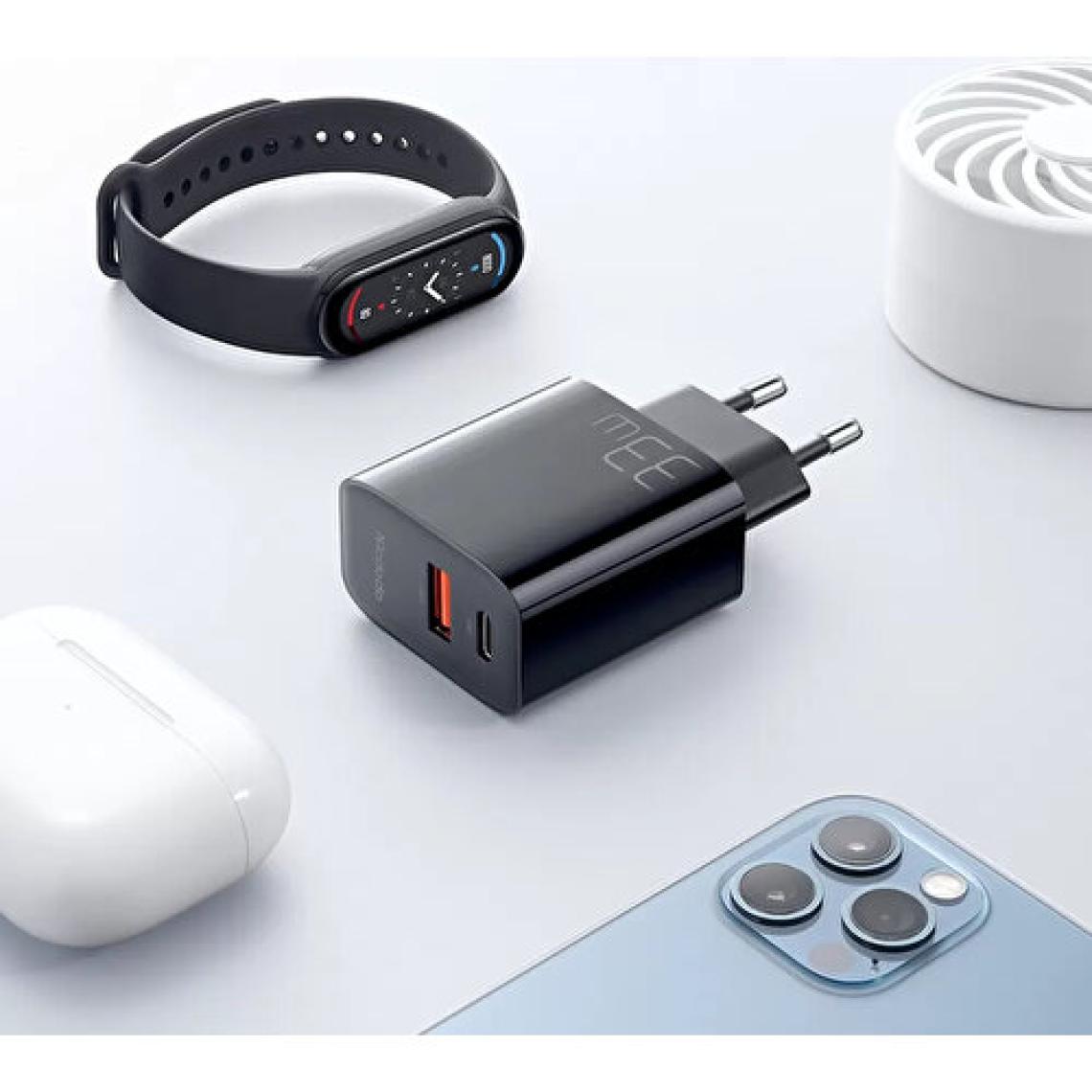 Mcdodo CH-0921 33W 1xpd 1xusb Girişli Hızlı Şarj Adaptörü-Siyah
