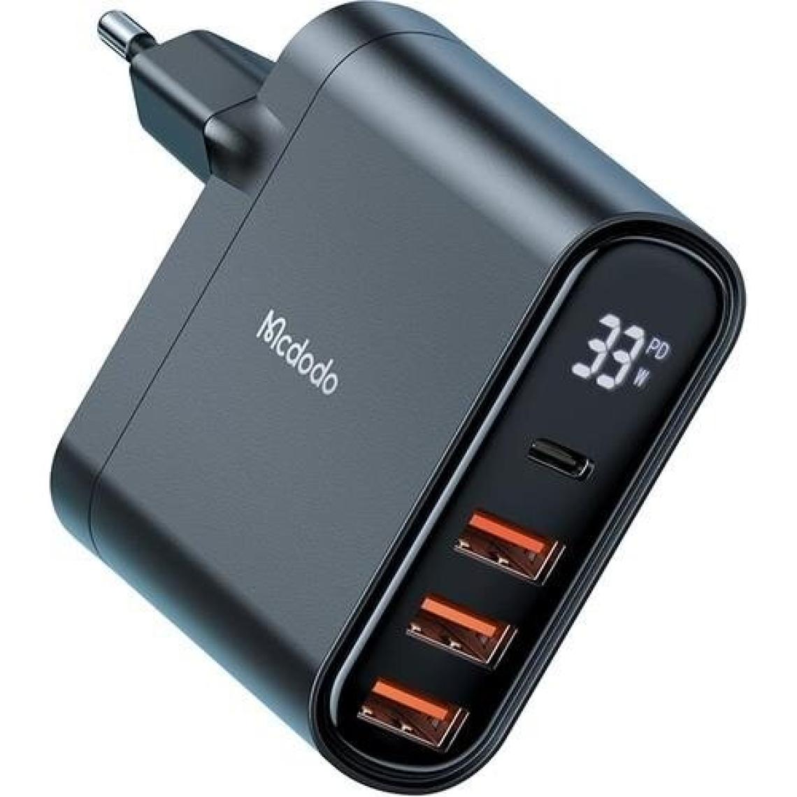 Mcdodo CH-2250 33W Typec USB Dijital Göstergeli Şarj Adaptörü