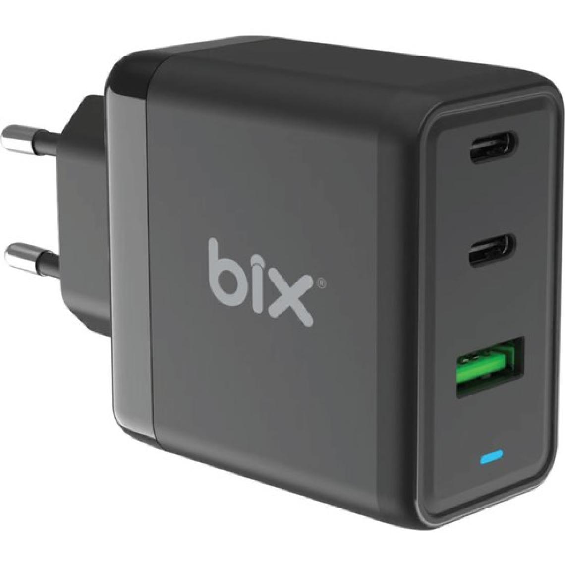 Bix BX-3P65G 3 Port Gan Teknoloji 65W Laptop/macbook/ipad/android Uyumlu Qc 4.0 Hızlı Şarj Adaptörü