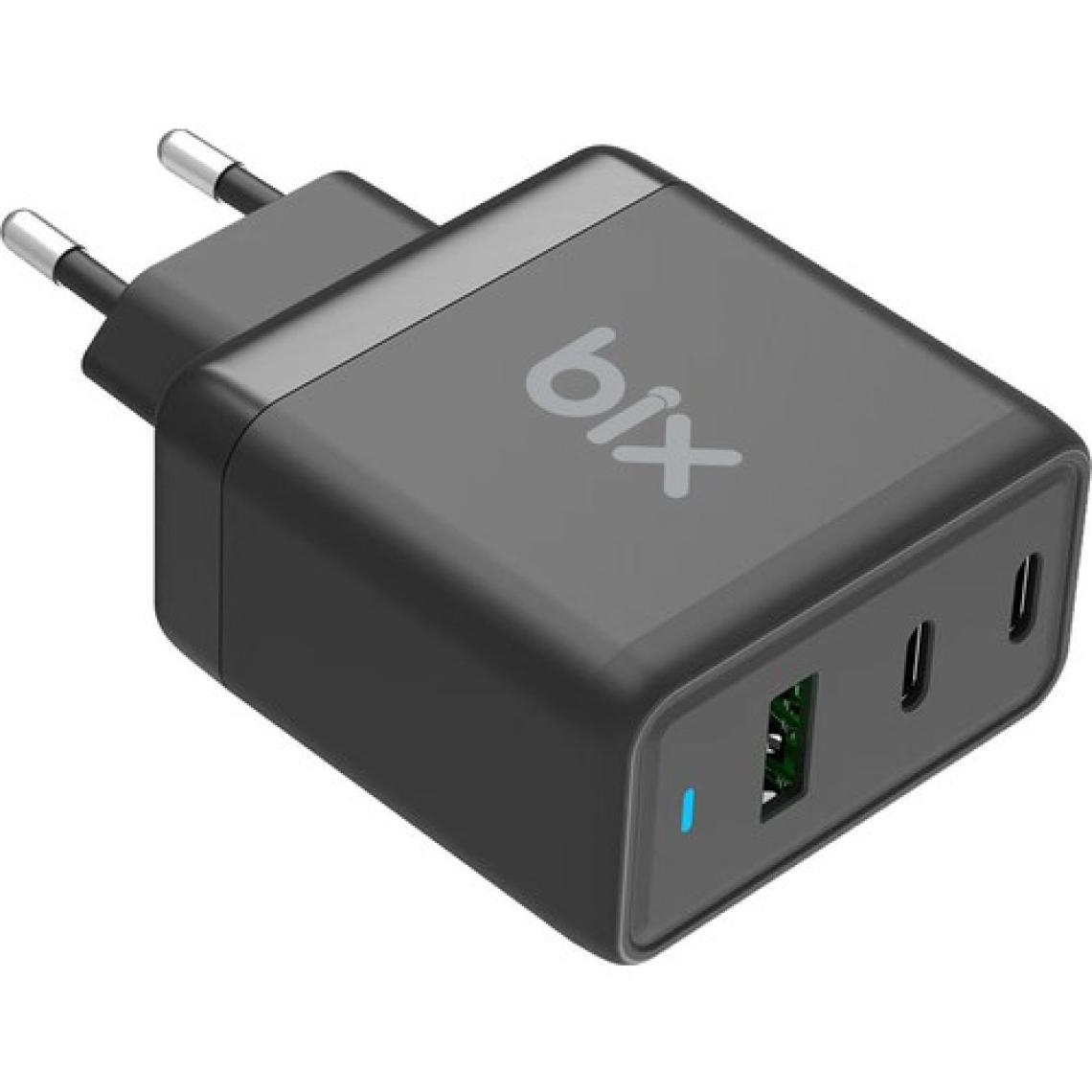 Bix BX-3P65G 3 Port Gan Teknoloji 65W Laptop/macbook/ipad/android Uyumlu Qc 4.0 Hızlı Şarj Adaptörü