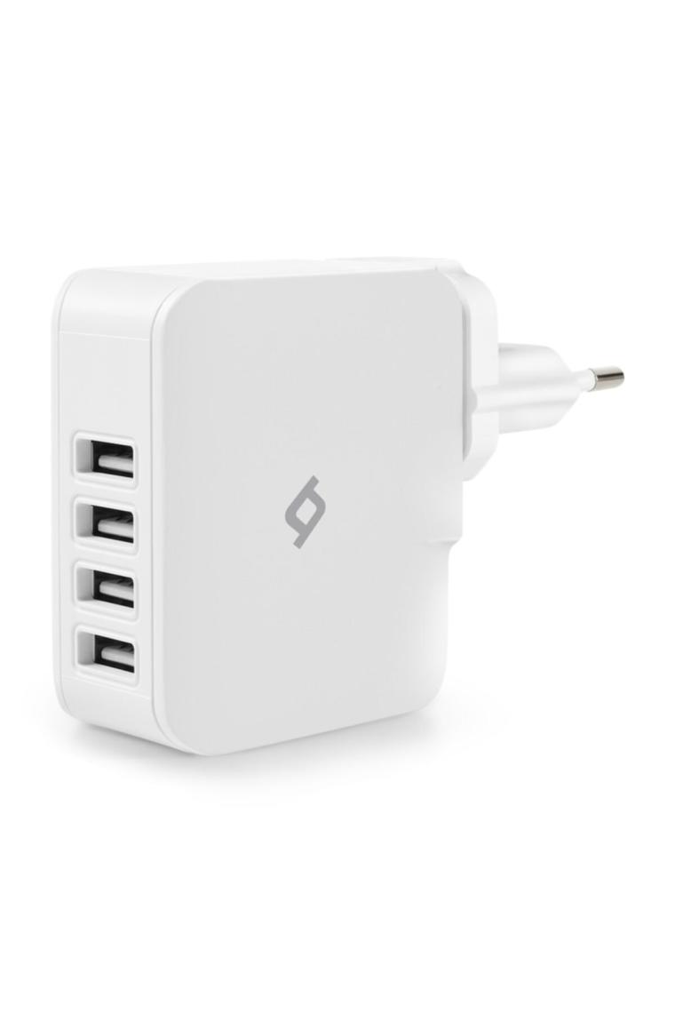 Quattro 4 USB li Seyahat Şarj Aleti