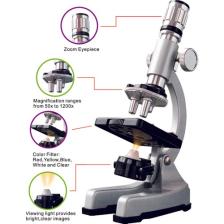 Zoomex MA1500-3PZL Mikroskop Set Taşıma Çantası HEDİYELİ - 1500 Kat Büyütme - Eğitici ve Öğretici - Geleceğin Bilim İnsanı Olun!