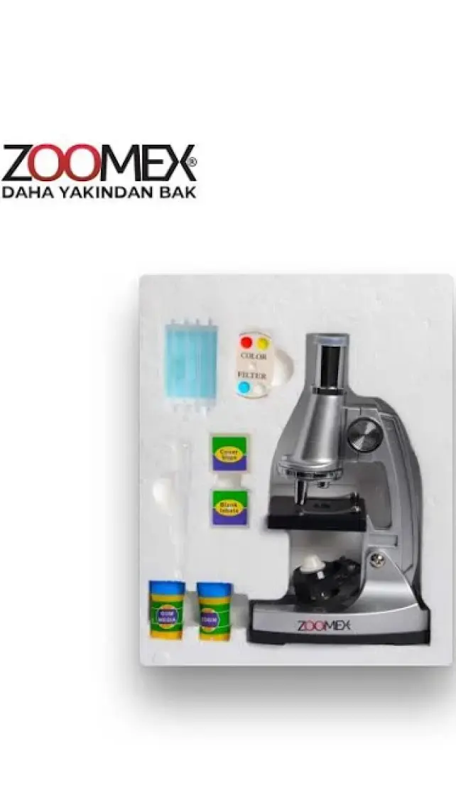 Zoomex MP-A450 Mikroskop Set - Eğitici ve Öğretici - Geleceğin Bilim İnsanı Olun!