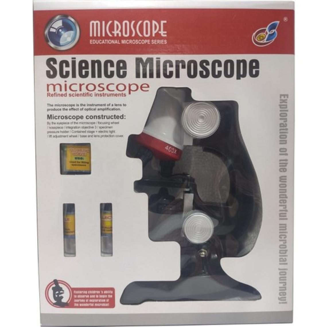Eğitici Mikroskop Kiti Zoom LED Işıklı 100X 400X 1200X ST1200X