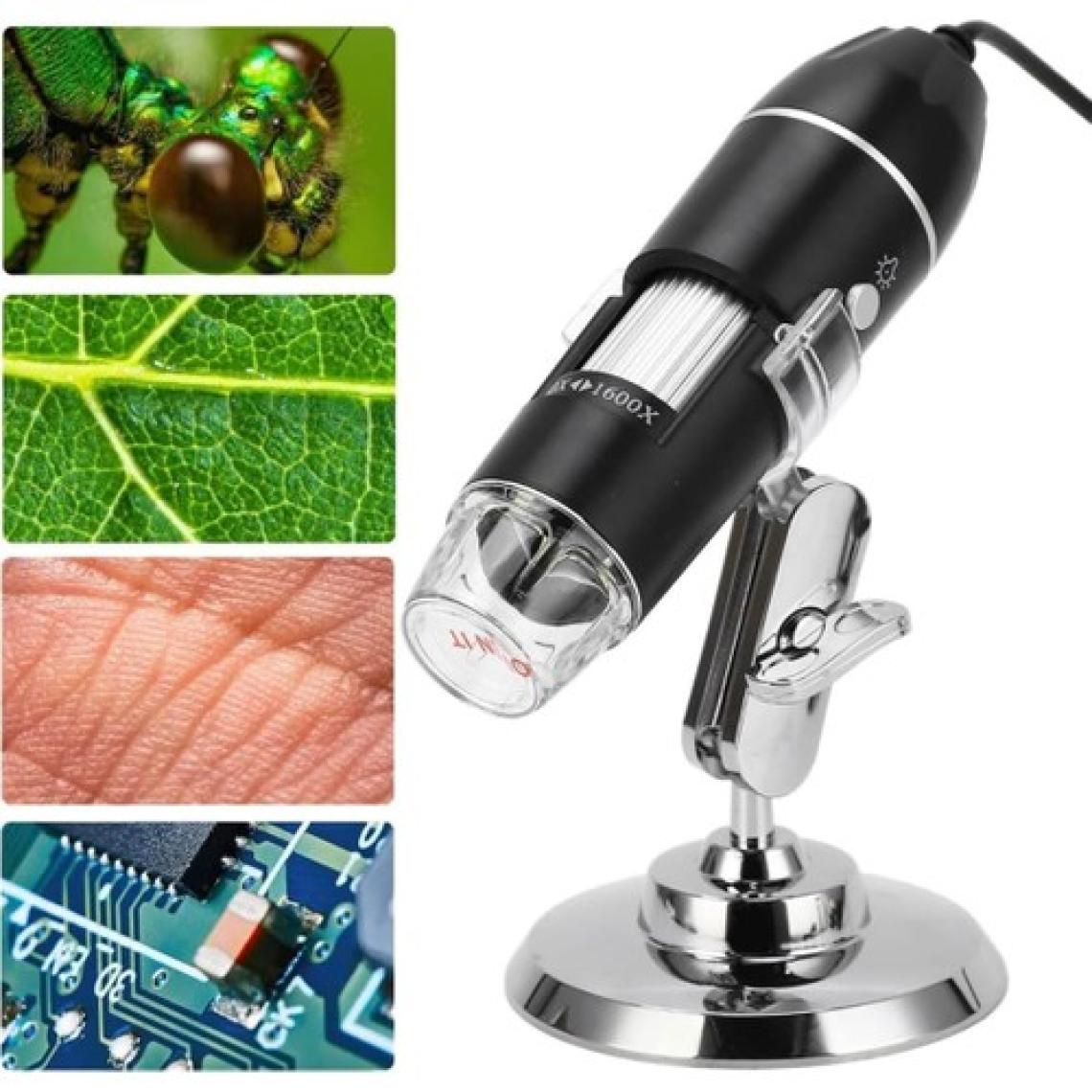 Alfalink 1600X Zoom 2MP USB Dijital Mikroskop 8 Ledli Kamera Saç, Cilt Analizi, Eğitim, Endüstriyel