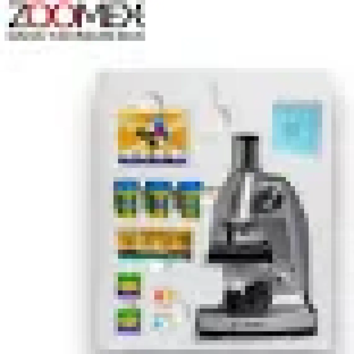 Zoomex MP-B600 Mikroskop Set - 600 Kat Büyütme - Eğitici ve Öğretici - Geleceğin Bilim İnsanı Olun!