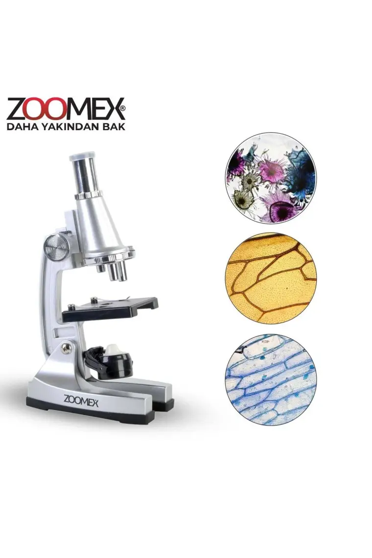 Zoomex MP-B600 Mikroskop Set - 600 Kat Büyütme - Eğitici ve Öğretici - Geleceğin Bilim İnsanı Olun!