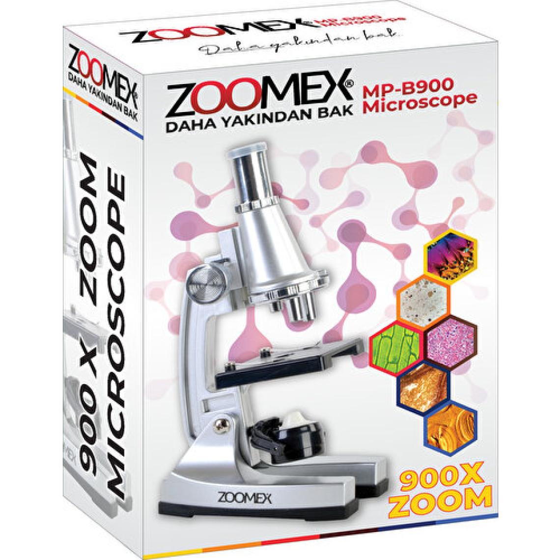Zoomex MP-B900 Mikroskop Set - 900 Kat Büyütme - Eğitici ve Öğretici - Geleceğin Bilim İnsanı Olun!