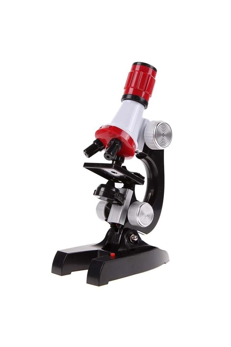 Eğitici Mikroskop Kiti Zoom LED Işıklı 100X 400X 1200X ST1200X