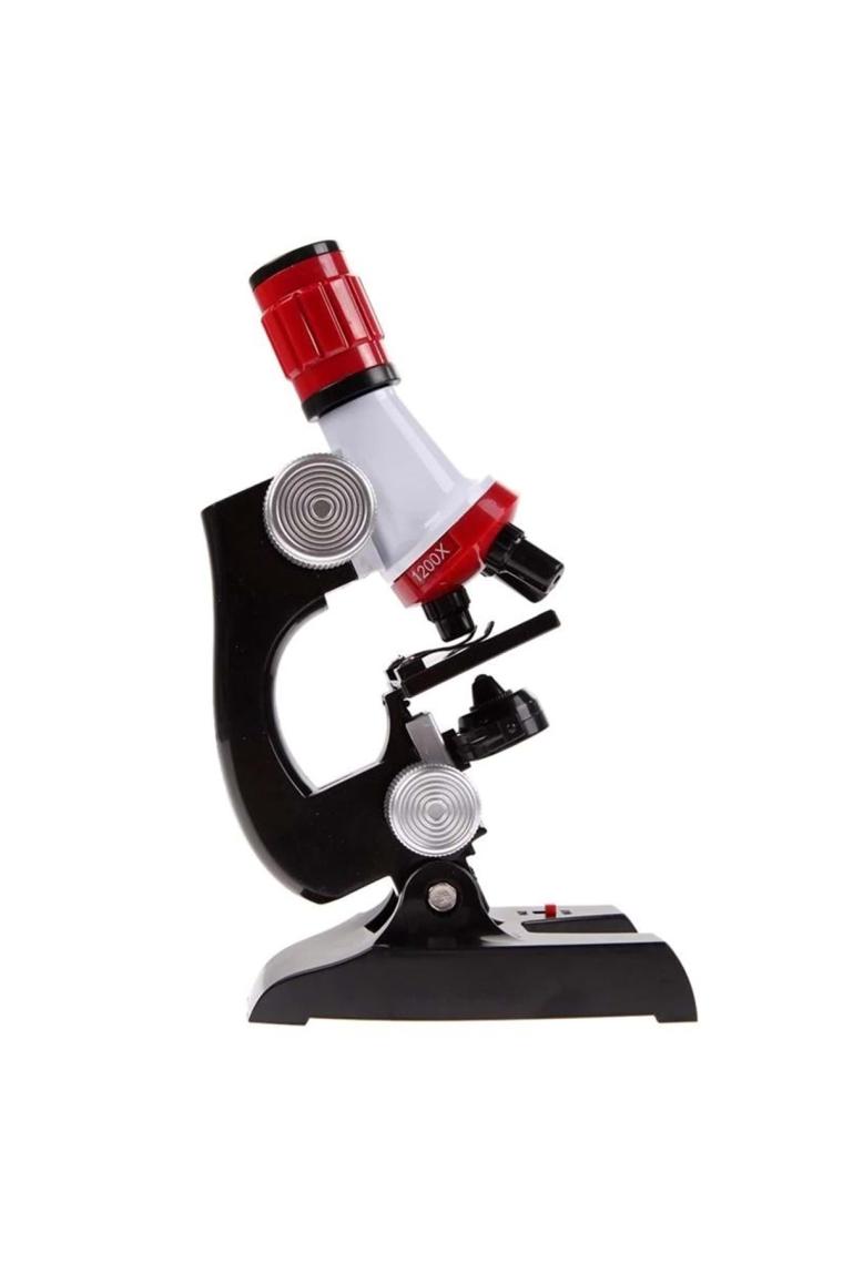 Eğitici Mikroskop Kiti Zoom LED Işıklı 100X 400X 1200X ST1200X