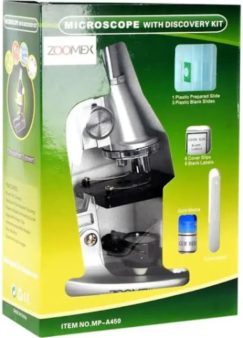Zoomex MP-A450 Mikroskop Set - Eğitici ve Öğretici - Geleceğin Bilim İnsanı Olun!