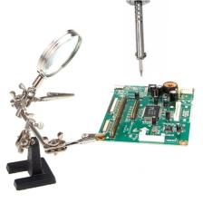 Depolife Elektronikçi Lehimleme Kıskaçlı Büyüteç Robot Kollu Mercekli Kuyumcu Mikroskop Sabitleme Standı 5x