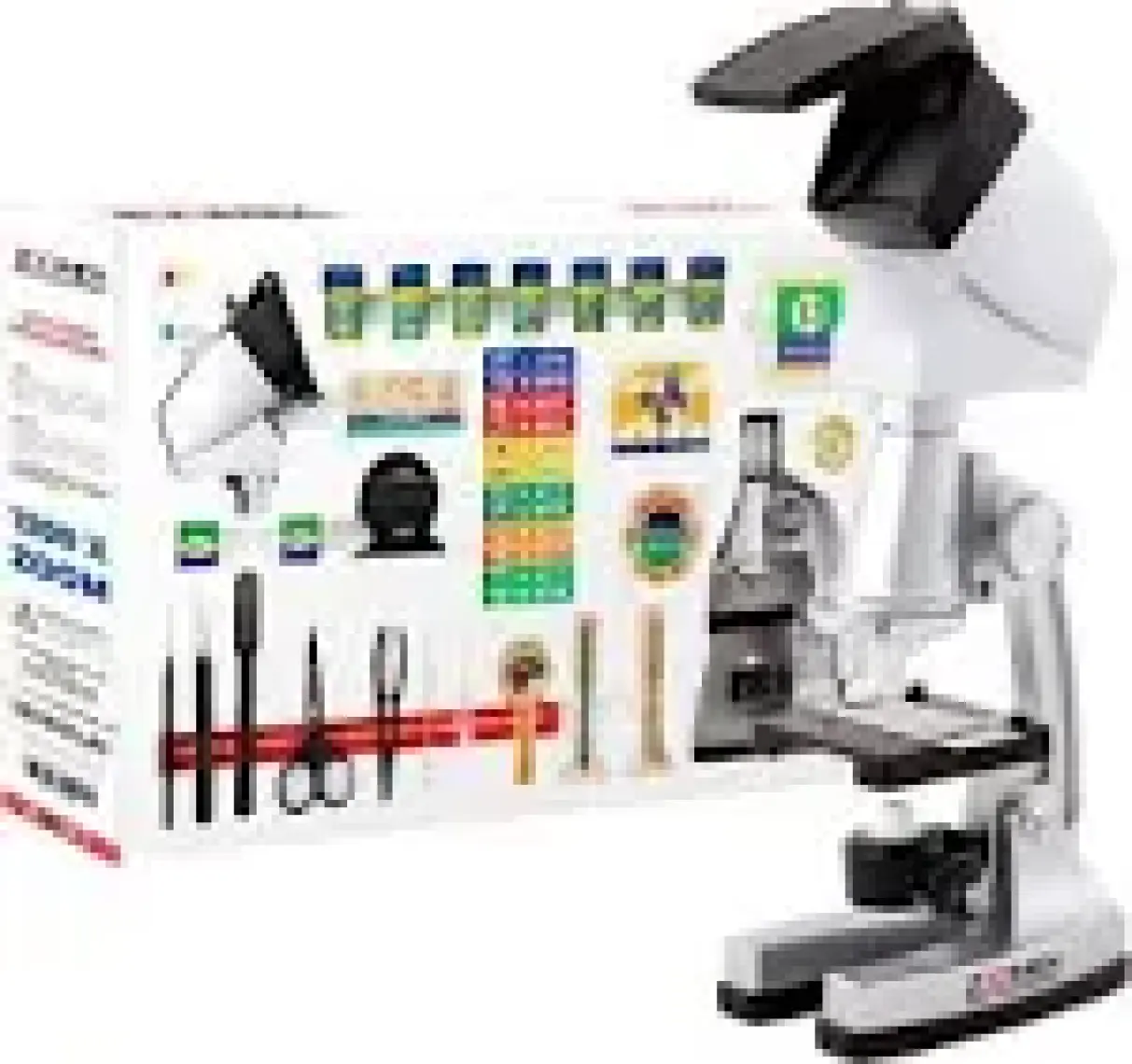 Zoomex STX-1200 Mikroskop Set - 1200 Kat Büyütme - Eğitici ve Öğretici - Geleceğin Bilim İnsanı Olun!