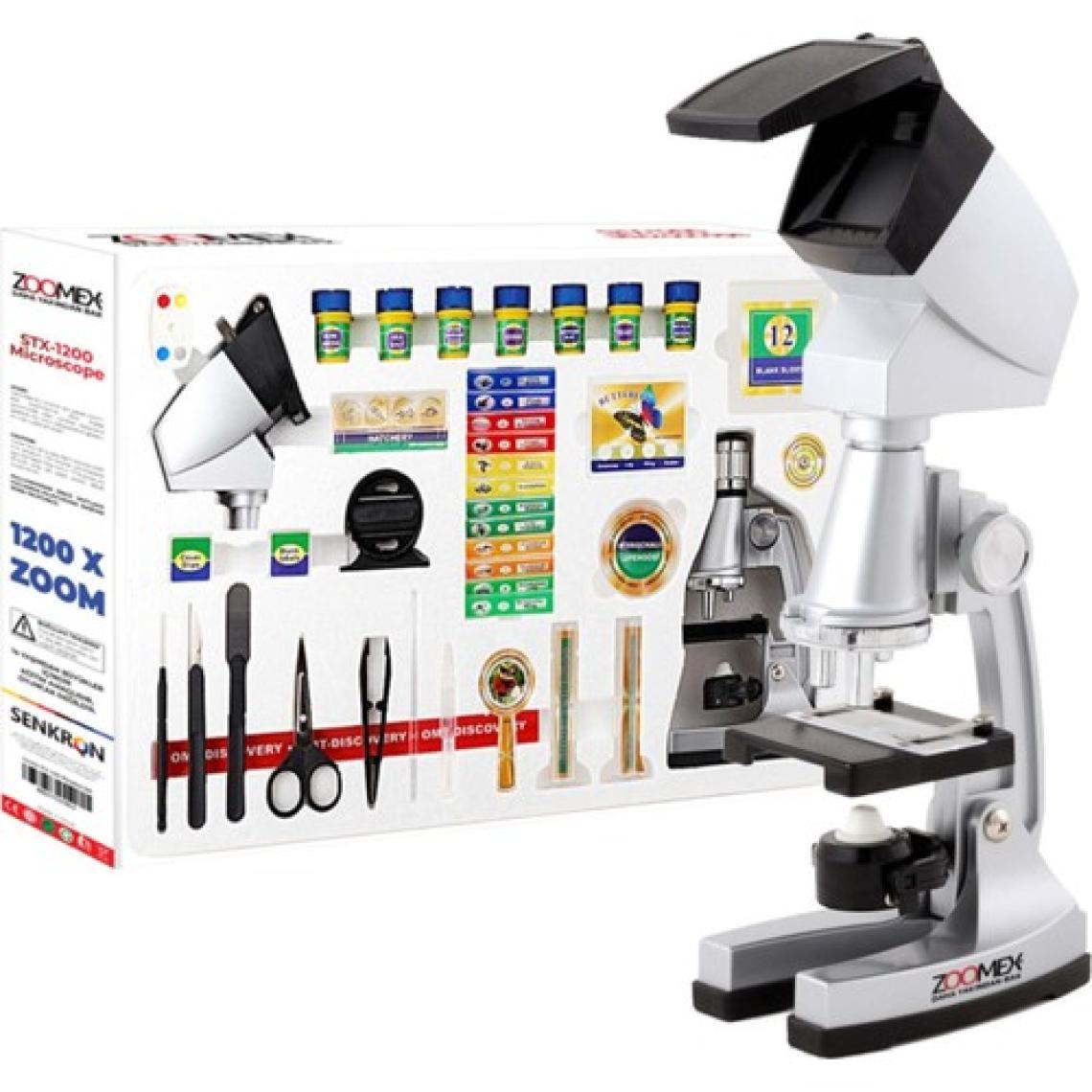 Zoomex STX-1200 Mikroskop Set - 1200 Kat Büyütme - Eğitici ve Öğretici - Geleceğin Bilim İnsanı Olun!