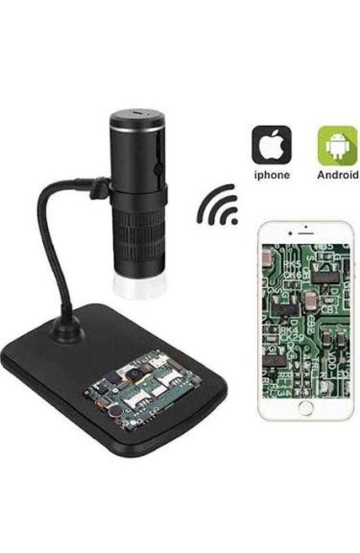 Triline 1000X Wifi Dijital LED Kablosuz Pilli Mikroskop 1080P