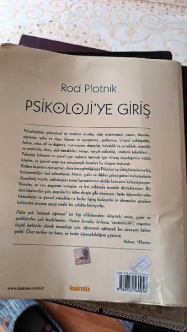 Psikolojiye Giriş - Rod Plotnik