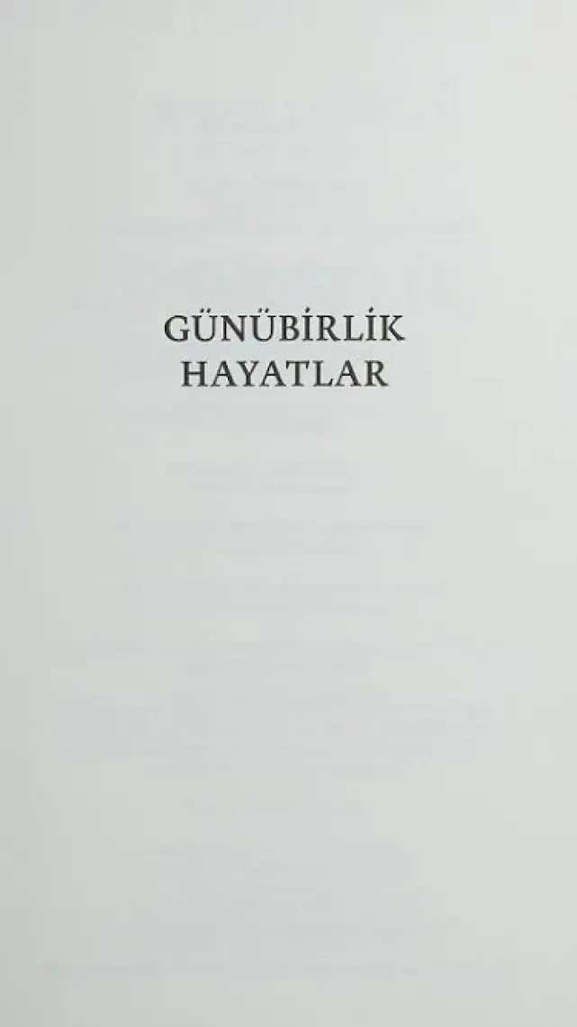 Günübirlik Hayatlar - Irvin D. Yalom