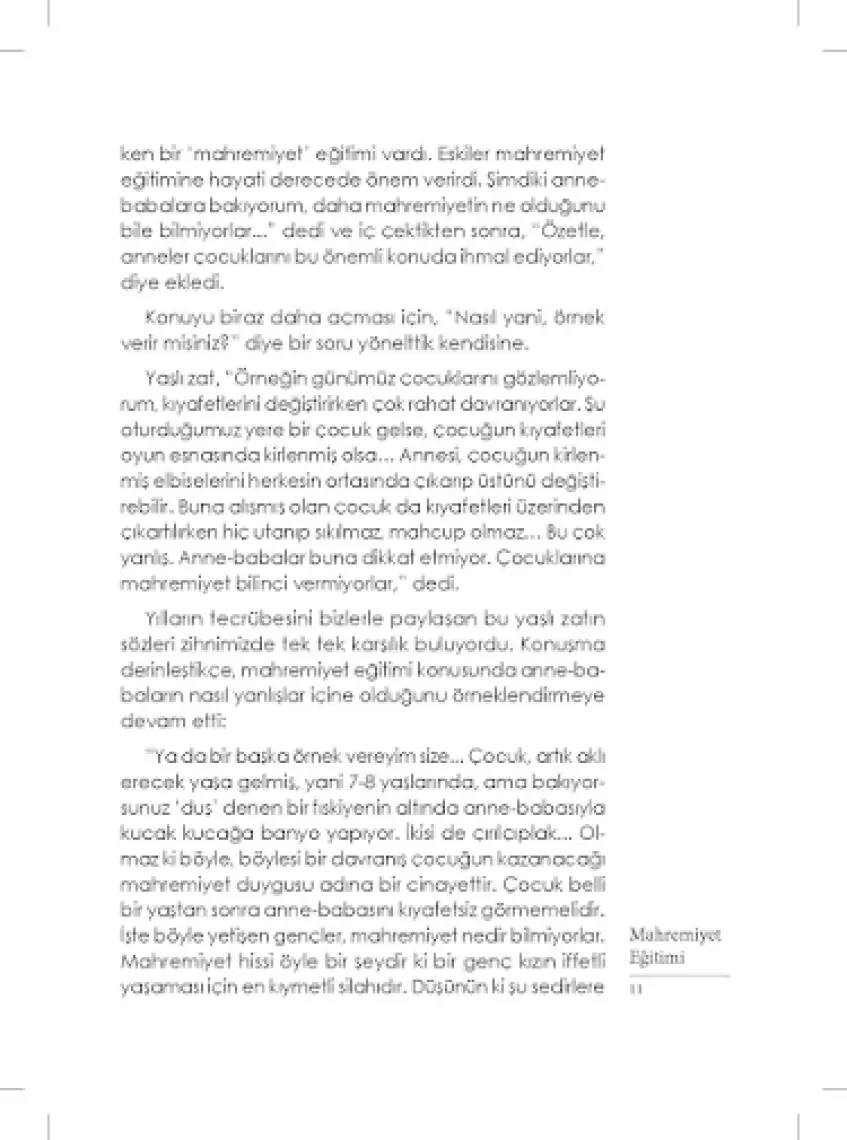 Mahremiyet Eğitimi / - Adem Güneş