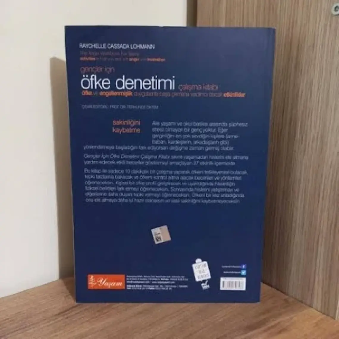 Gençler İçin Öfke Denetimi Çalışma Kitabı