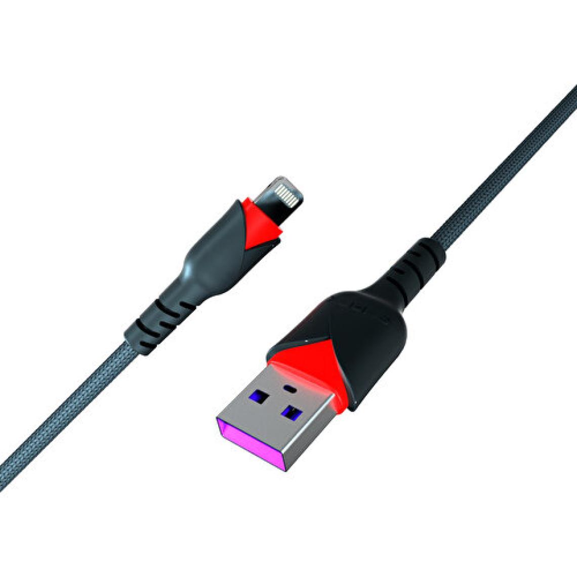 Syrox C93 Örgü Lightning Şarj ve Data Kablo - 1 mt