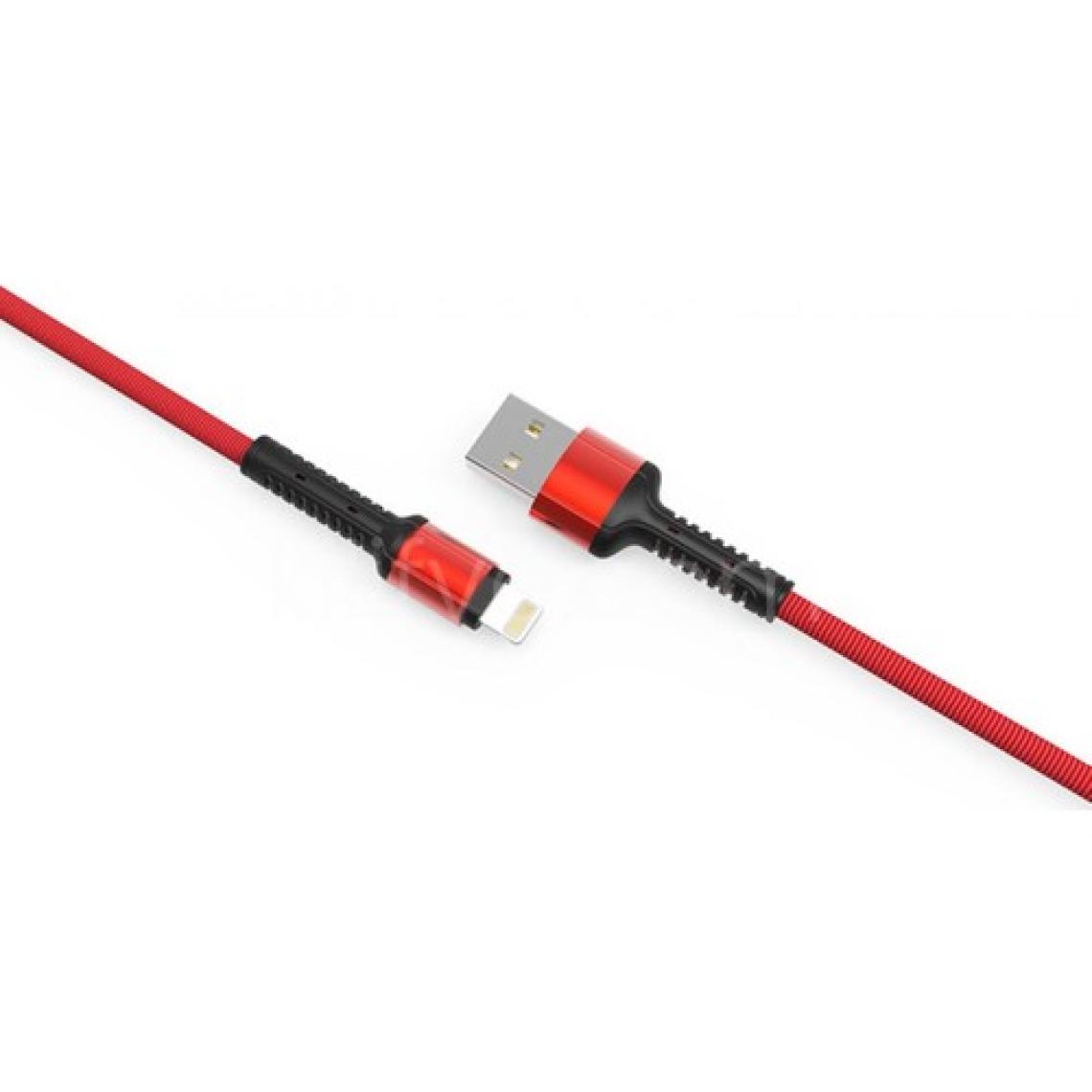 Zore LS64 2 m 2.4A Lightning to USB Şarj Kablosu Kırmızı