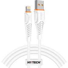 Hytech HY-X335 1.2m 3A Lightning Apple iPhone Uyumlu Data ve Şarj Kablosu Beyaz
