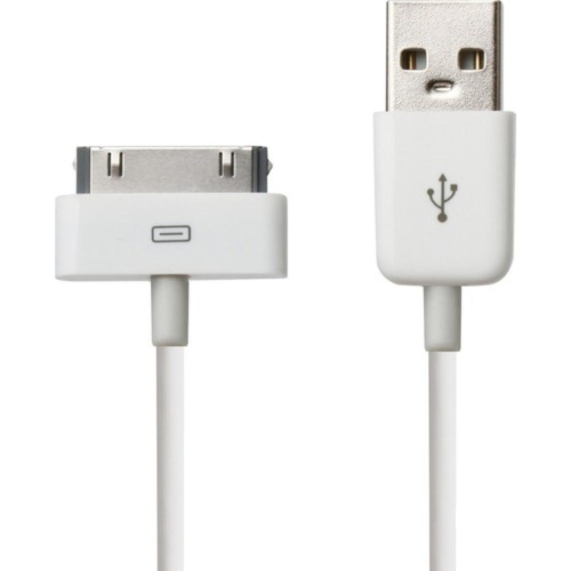 Mirax iPhone Uyumlu 4/4S/iPad/iPod Şarj ve Data Kablosu (Apple Lisanslı) - mirax SDE- 4100