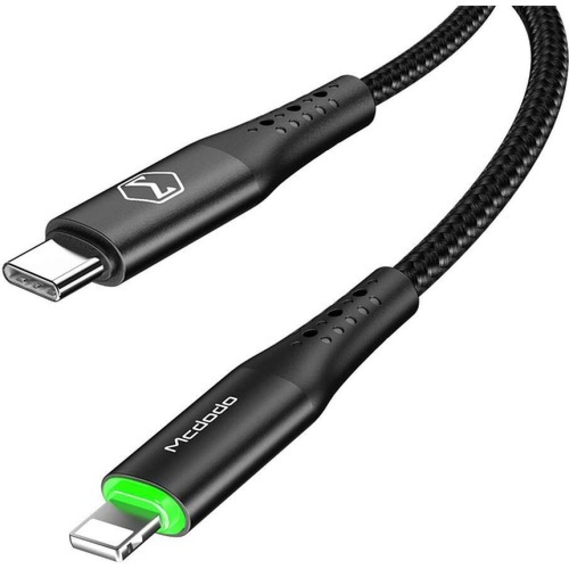 Mcdodo Ca-7360 Type-C To iPhone Uyumlu 36W Pd Data-Şarj Kablosu 1.2M-Siyah
