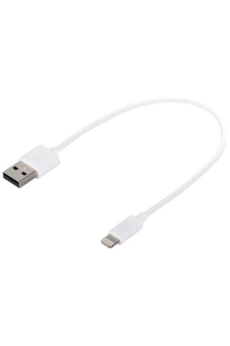 4663 Usb Lightning Kısa Data Şarj Kablosu 20 Cm (apple Iphone Için)