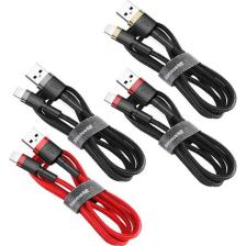 Baseus Cafule Gri 1 m USB to Lightning Şarj Kablosu