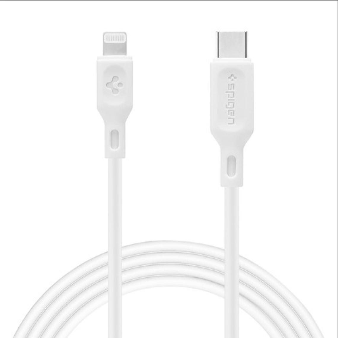 Spigen Essential Apple USB-C to Lightning PD (Power Delivery Destekli) Hızlı Şarj ve Data Kablo MFI Lisanslı (1 Metre) C10CL - 000CA25416